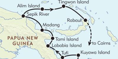 வரைபடம் rabaul பப்புவா நியு கினியா